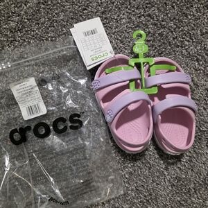 CROCS Kids' Sandals - Light Purple and Pink